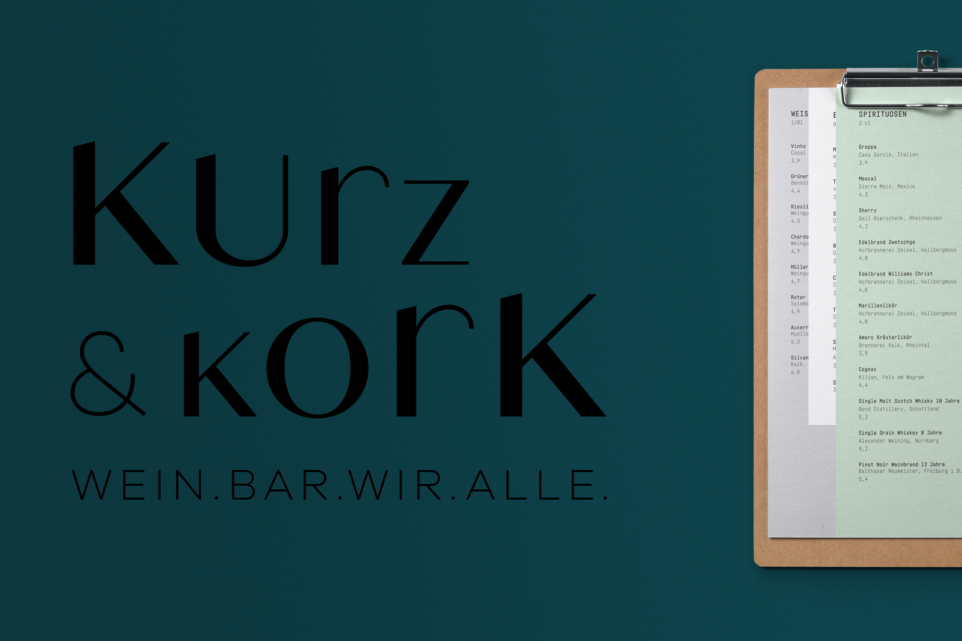 Kurz und Kork Weinbar Design Thumbnail