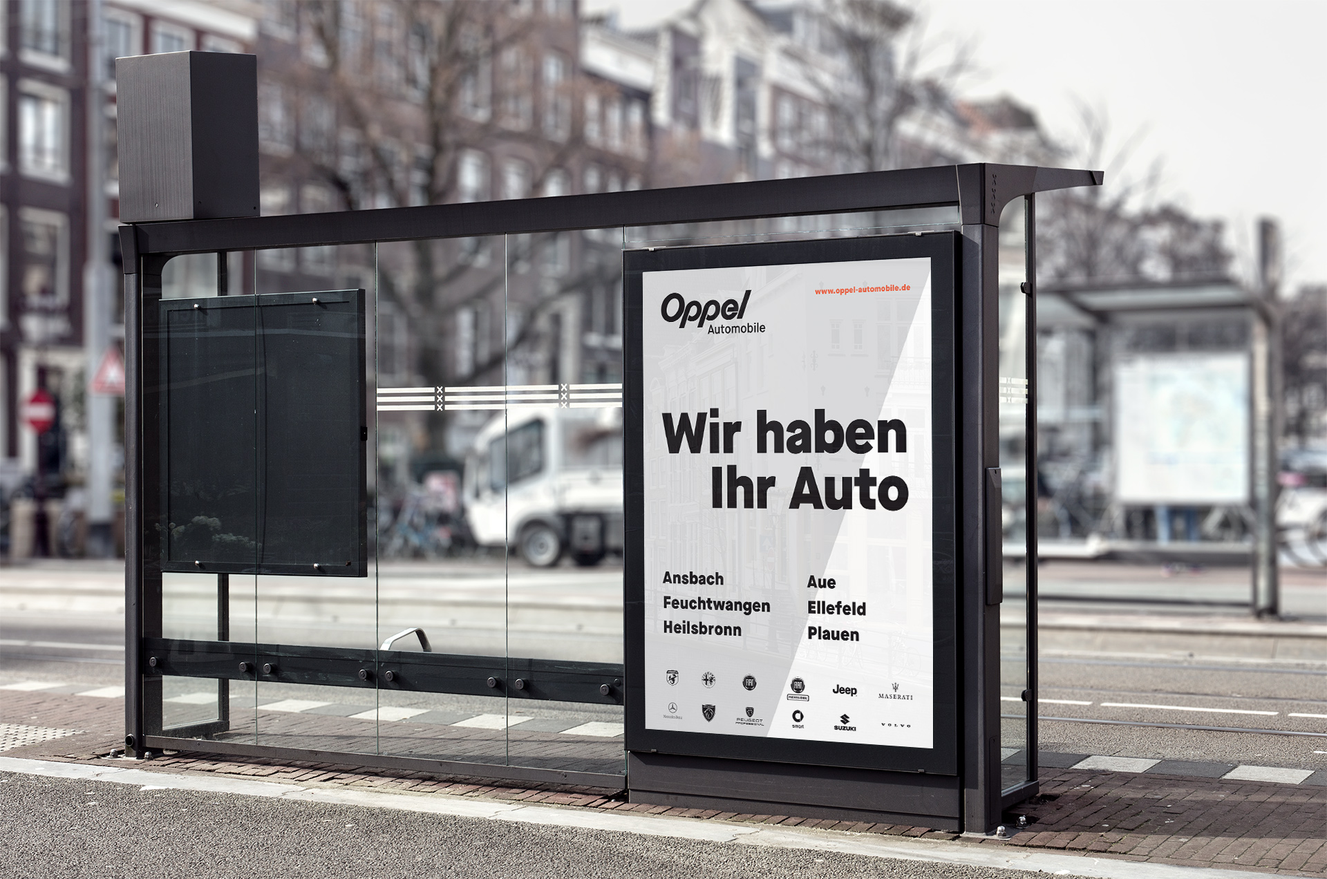 Oppel Automobile – Corporate Design Autohaus, Plakat