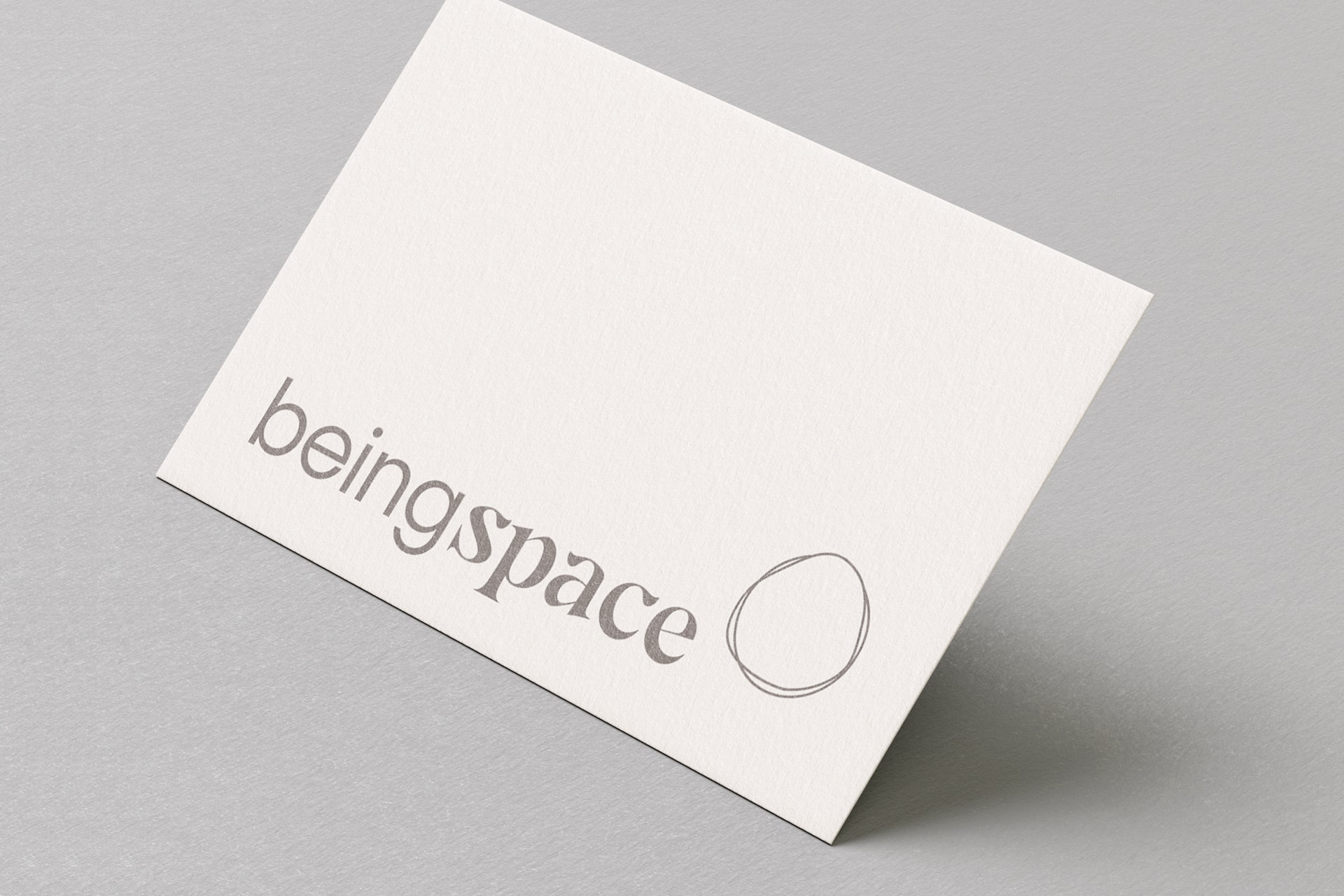 Being Space Yoga-Studio Hamburg, Corporate Design, Logodesign, Visitenkarte